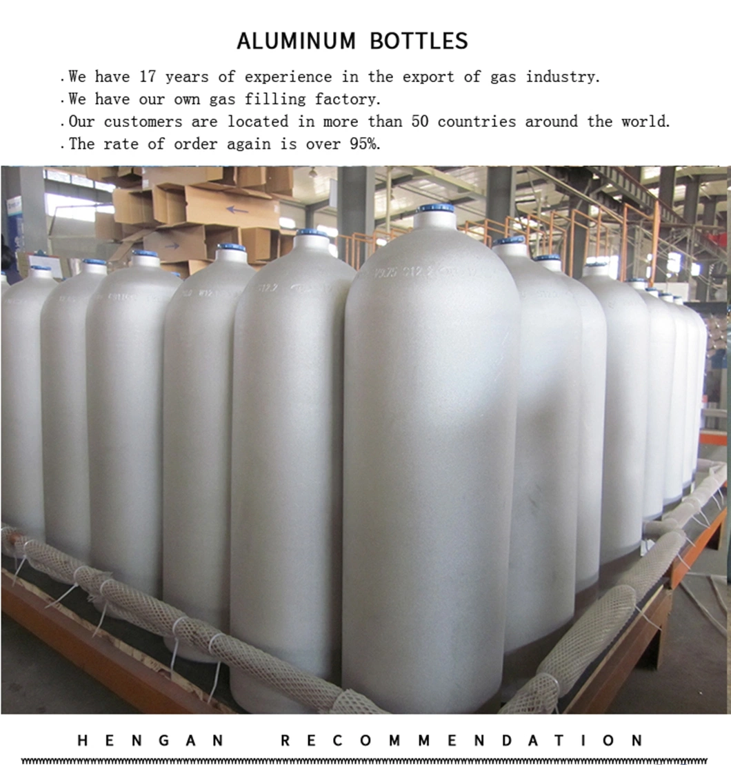 Safe to Use Beverage 1.5lb/2.5L/ 5lb CO2 Aluminum Cylinders for Sale